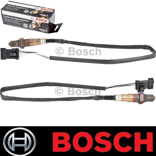 Bosch Oxygen Sensor Downstream for 2000 SATURN LS2 V6-3.0LRIGHT engine
