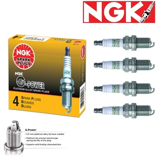 4 - NGK G-Power Plug Spark Plugs 1998-2002 Honda Accord 2.3L L4 Kit Set Tune