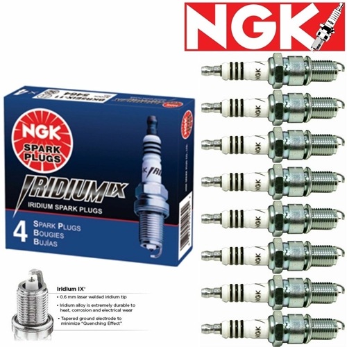 8 - NGK Iridium IX Plug Spark Plugs 2003-2006 Porsche Cayenne 4.5L V8