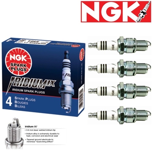 4 pcs NGK Iridium IX Plug Spark Plugs 1955-1959 Porsche 356A 1.6L H4 Kit Set