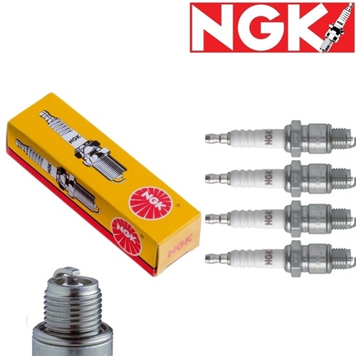 4 pcs NGK Standard Plug Spark Plugs 1984-1991 for Nissan Micra 1.2L L4 Kit Set