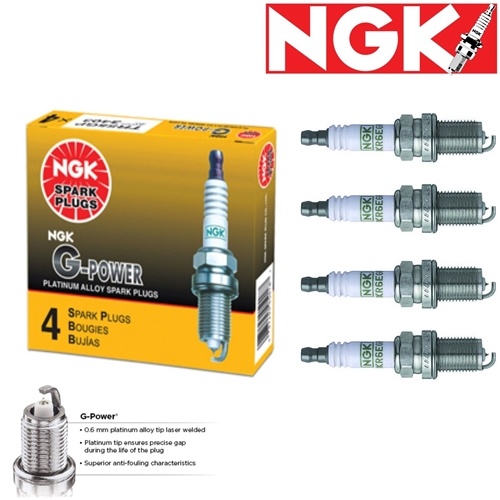 4 pcs NGK G-Power Plug Spark Plugs 2011-2012 Suzuki Grand Vitara 2.4L L4 Kit set