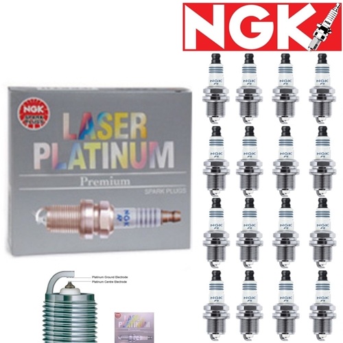 16 pcs NGK Laser Platinum Plug Spark Plugs 2003-2008 Dodge Ram 2500 5.7L V8 Kit