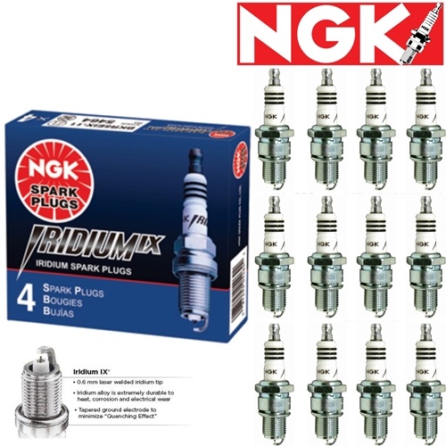 12 pcs NGK Iridium IX Plug Spark Plugs 1968 Ferrari 330 GTS 4.0L V12 Kit Set