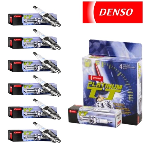 6 pcs Denso Platinum TT Spark Plugs 2002-2009 GMC Envoy 4.2L L6 Kit Set Tune