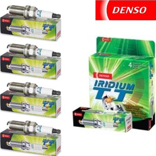 4 pc Denso Iridium TT Spark Plugs for Subaru Legacy 2.5L H4 2013-2017 Tune