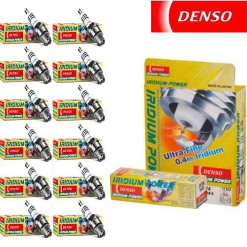 12 pcs Denso Iridium Power Spark Plugs 2005-2006 Mercedes-Benz C55 AMG 5.5L