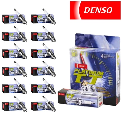 12 pcs Denso Platinum TT Spark Plugs 2002-2004 Mercedes-Benz C32 AMG 3.2L V6