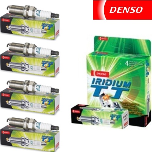 4 pc Denso Iridium TT Spark Plugs for Suzuki Vitara 2.0L L4 2000-2003 Tune