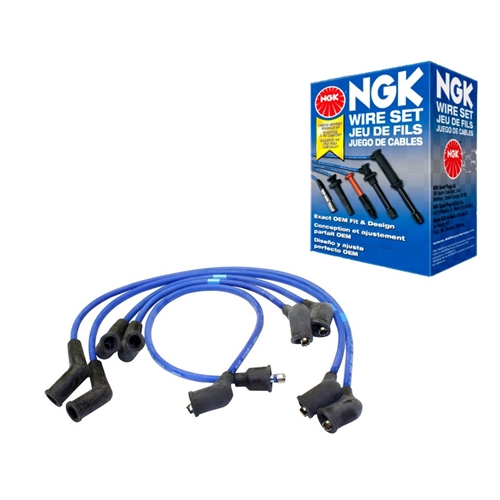 NGK Ignition Wire Set For 1987 SUBARU DL H4-1.8L Engine