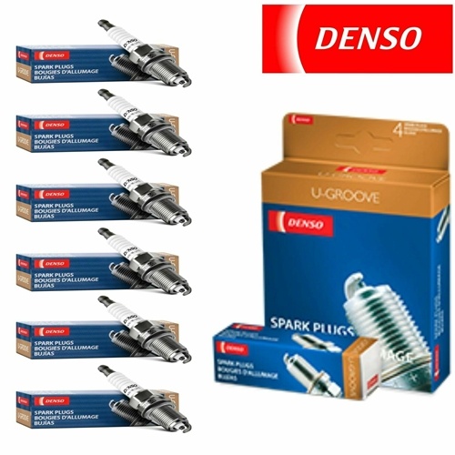 6 X Denso Standard U-Groove Spark Plugs for Mercury Mystique 2.5L V6 1995