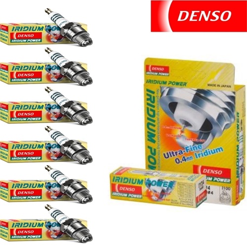 6 X Denso Iridium Power Spark Plugs for BMW 525i 2.5L L6 1989-1990 Tune Up
