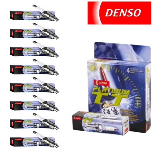 8 X Denso Platinum TT Spark Plugs for Bentley Eight 6.8L V8 1987-1991 Tune