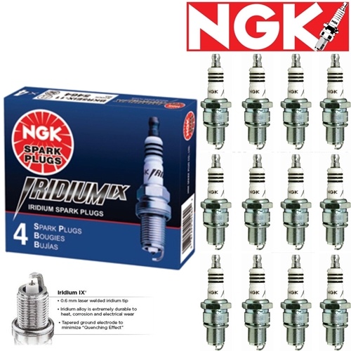 12 pcs NGK Iridium IX Plug Spark Plugs 1971-1974 Jaguar XKE 5.3L V12 Kit Set