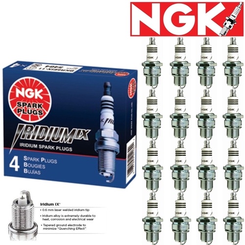 16 X NGK Iridium IX Plug Spark Plugs 2005-2008 Chrysler 300 5.7L V8 Kit Set